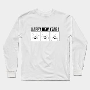 Beth l'araignée - La fête du nouvel an (text version) Long Sleeve T-Shirt